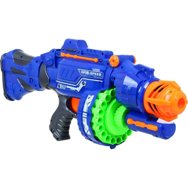 Большое детское ружье 6+ Blaze Storm + 40 длинных пенопластовых шаров