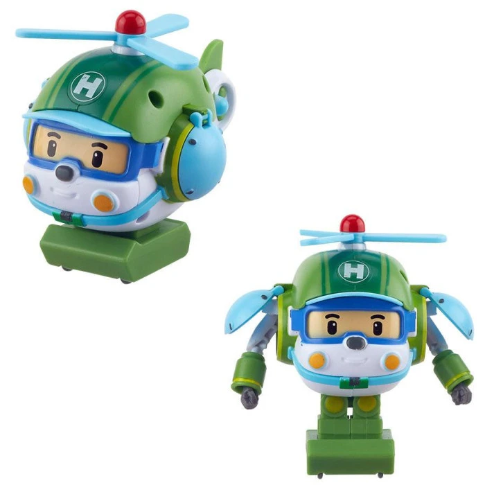 Машинки детские Roi Visual Мини спасатели-трансформеры Делюкс 6 шт