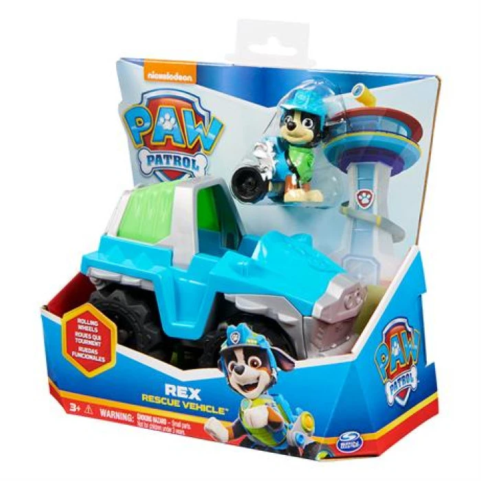 Игровой набор Paw Patrol Спасательный автомобиль с водителем Рексом (SM16775/2886)