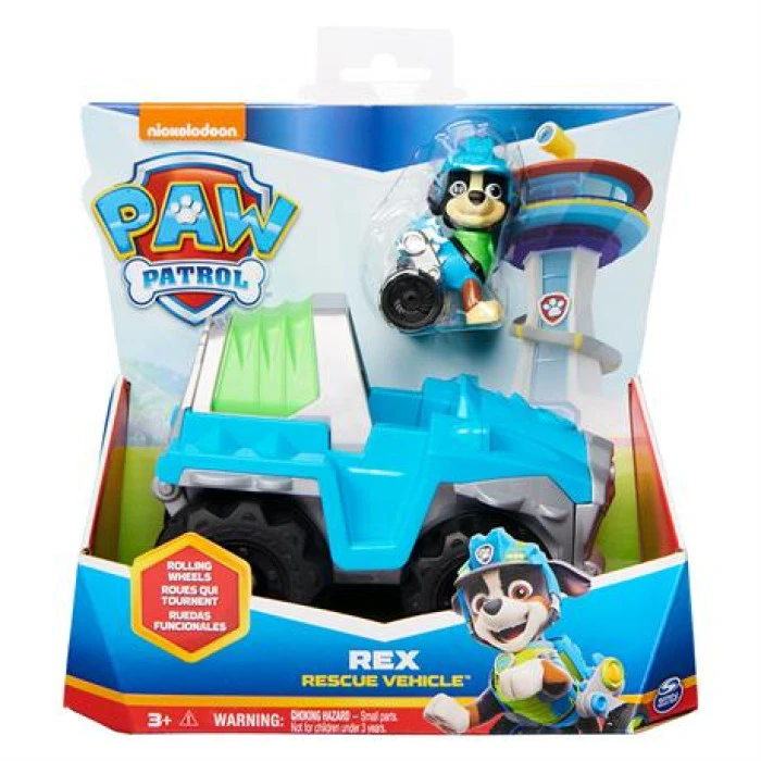 Игровой набор Paw Patrol Спасательный автомобиль с водителем Рексом (SM16775/2886)
