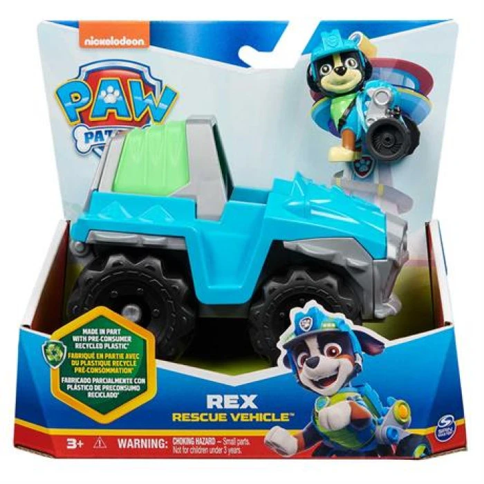 Игровой набор Paw Patrol Спасательный автомобиль с водителем Рексом (SM16775/2886)