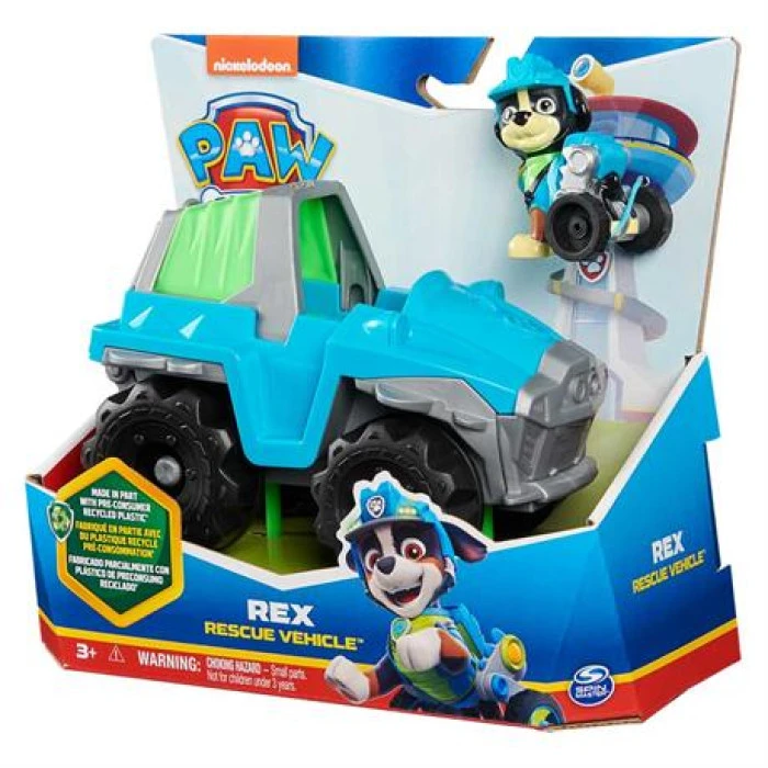 Игровой набор Paw Patrol Спасательный автомобиль с водителем Рексом (SM16775/2886)