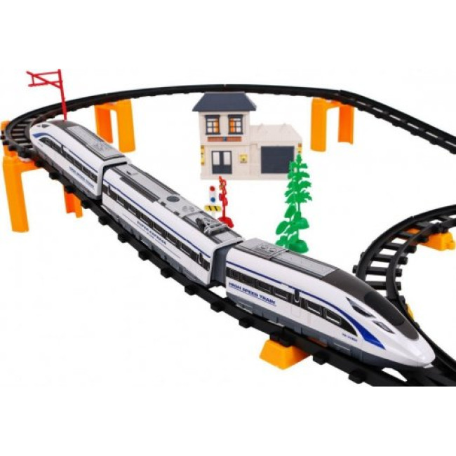 Детская гоночная трасса с поездом на 52 элемента