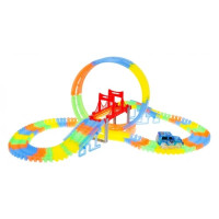 Детская гоночная трасса для детей 3+ флуоресцентная