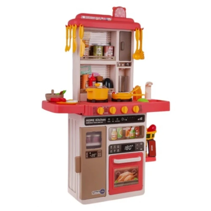 Детская кухня с функцией света, звука и воды 50 шт. Розовый