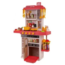 Детская кухня с функцией света, звука и воды 50 шт. Розовый