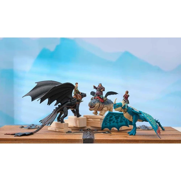 Фигурки Spin Master Дракон Громило Гронкл и всадник Рибонинг "Как укротить дракона"