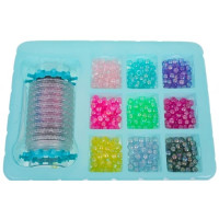 Детский набор для изготовления браслетов с катушкой + аксессуары ZDZ.MBK-557