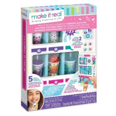 Детский набор блесков для губ Make it Real Автомат с фруктовыми коктейлями