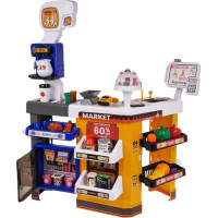 Супермаркет MEGA с корзиной + аксессуары