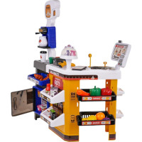 Супермаркет MEGA с корзиной + аксессуары