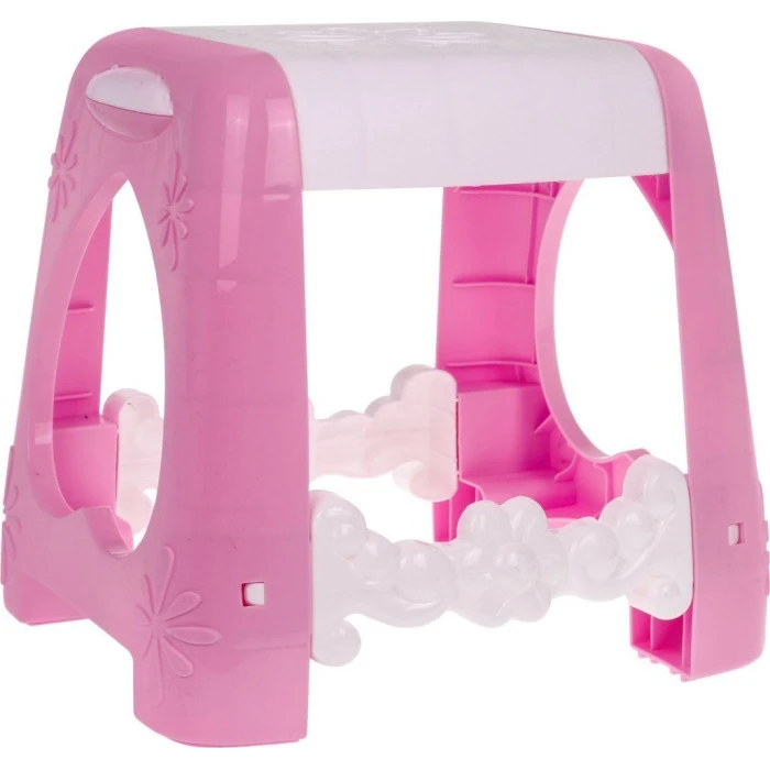 Детский туалетный столик с зеркалом и табуретом для девочки 3+ Свет и звук 22 шт.