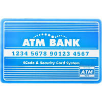 Дитяча скарбничка банкомат 3+ блакитний + Інтерактивні функції + картка банкомату