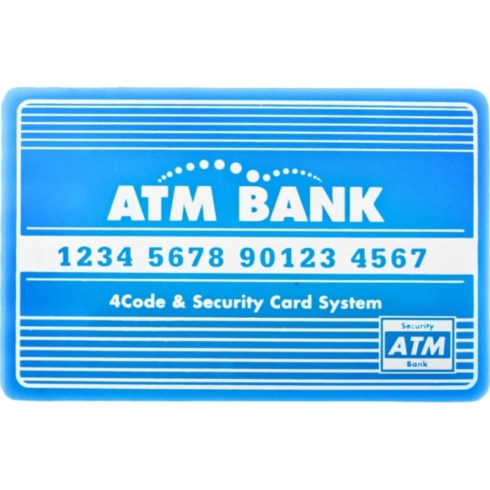 Детская копилка банкомат 3+ голубой + Интерактивные функции + карта банкомата