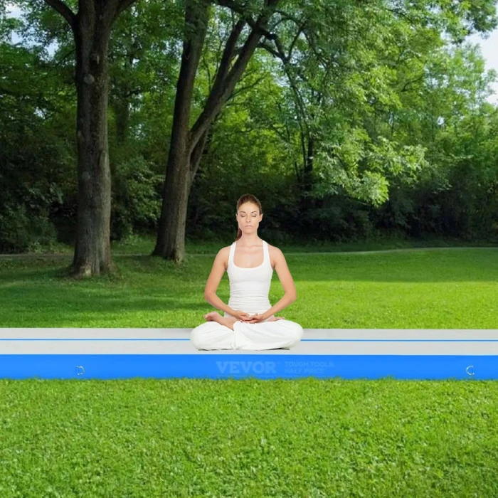 Надувной коврик VEVOR 598 x 101 x 10 см, серо-синий