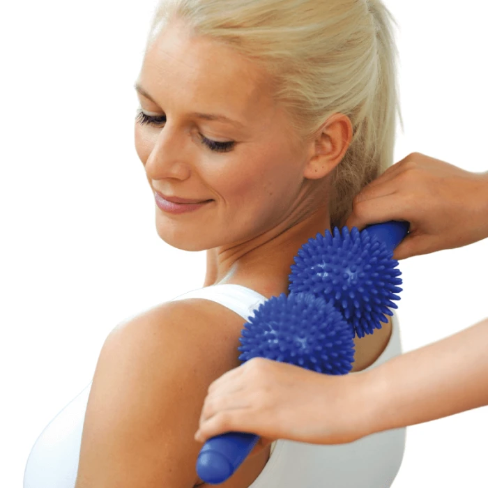 Массажер с шипами SISSEL Spiky Twin Roller