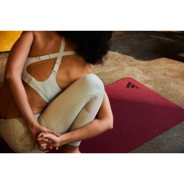 Коврик для йоги Adidas 6 мм, розовый