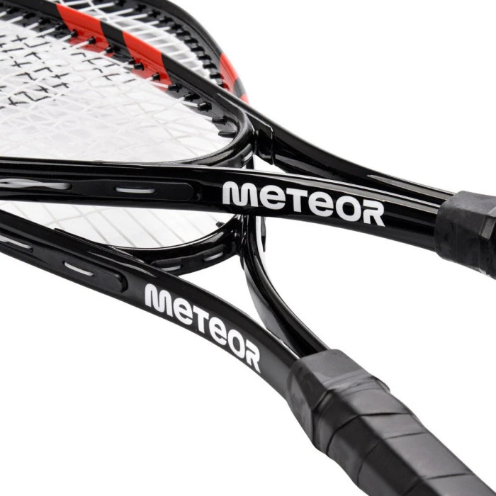 Ракетки для спідмінтону Meteor 16839, чорно-червоні