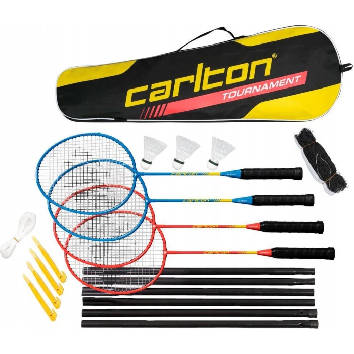 Набор для бадминтона Carlton TOURNAMENT 4R красно-синий