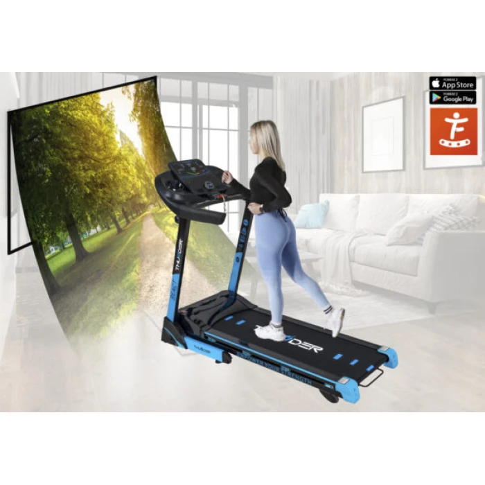 Беговая дорожка электрическая THUNDER REACT-S-BLACK