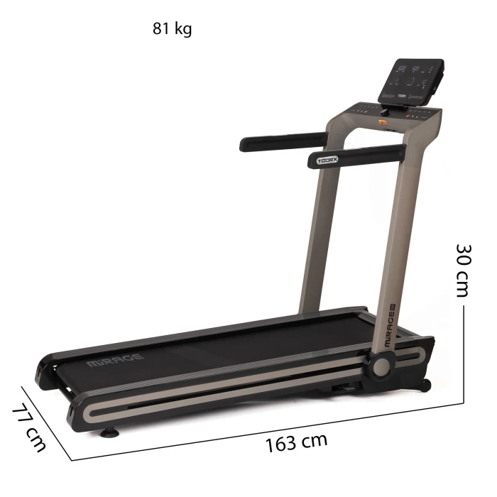 Беговая электрическая дорожка Toorx Mirage C60 с LED дисплеем