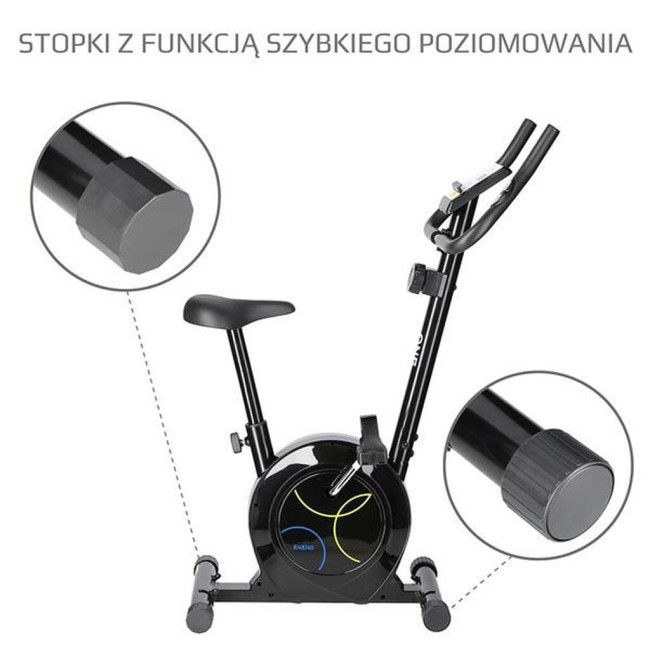 Велотренажер магнітний RM8740 ONE FITNESS - чорний