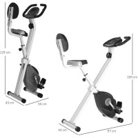 Велотренажер PAKO A90-192GY черно-серый