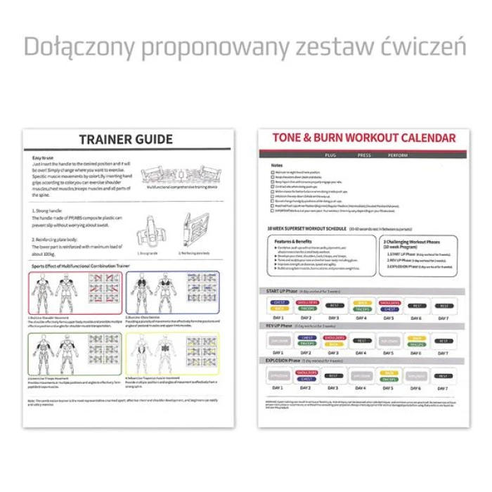 Доска для отжиманий многофункциональная PU12 HMS