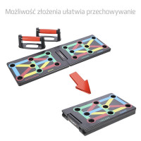 Доска для отжиманий многофункциональная PU12 HMS