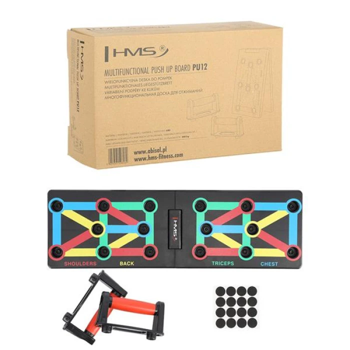 Доска для отжиманий многофункциональная PU12 HMS