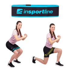 Лента-эспандер для упражнений inSPORTline Hiplop M черно-синяя
