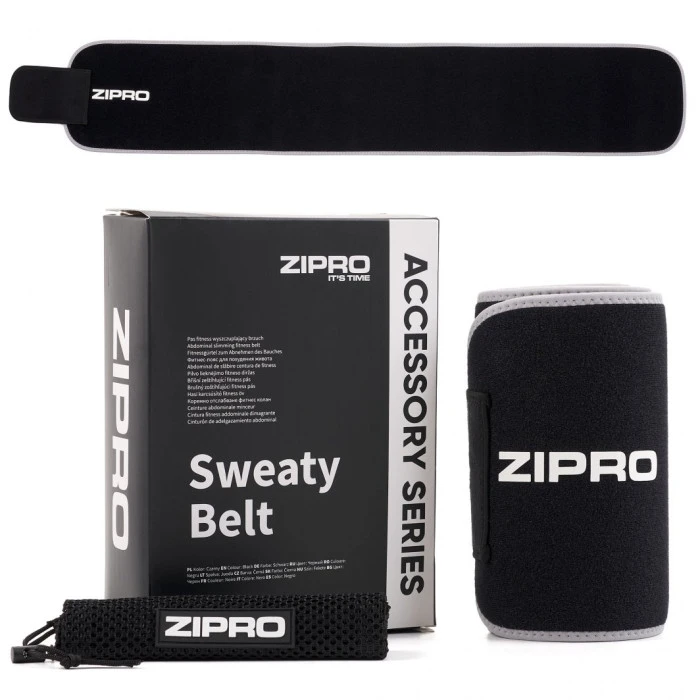 Пояс для схуднення Zipro SWEATY BELT 110 х 20 см чорний
