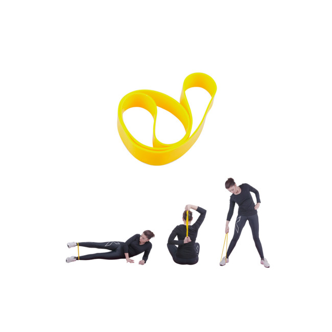 Лента-эспандер для упражнений inSPORTline Hangy Light 27,5 см желтая