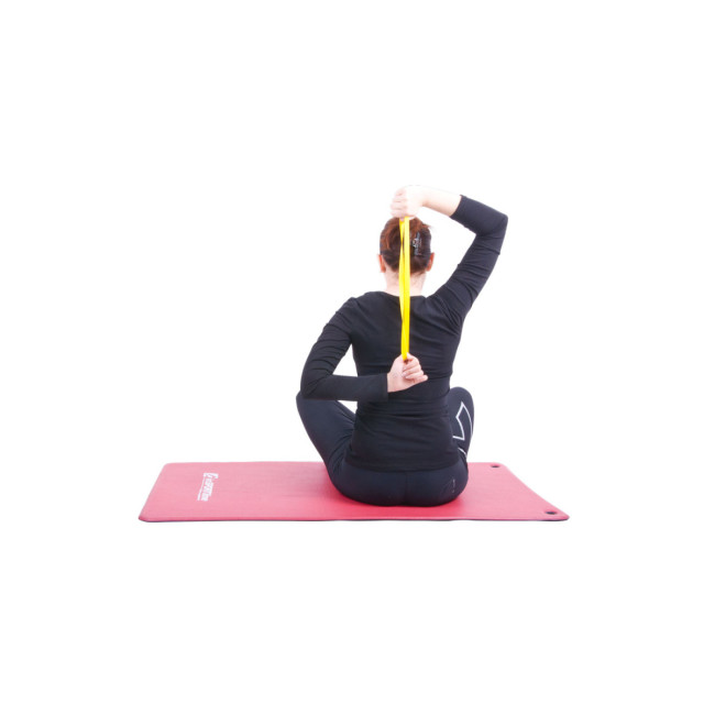 Лента-эспандер для упражнений inSPORTline Hangy Light 27,5 см желтая