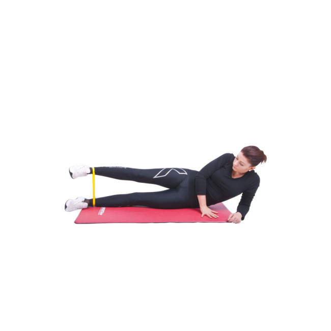 Лента-эспандер для упражнений inSPORTline Hangy Light 27,5 см желтая