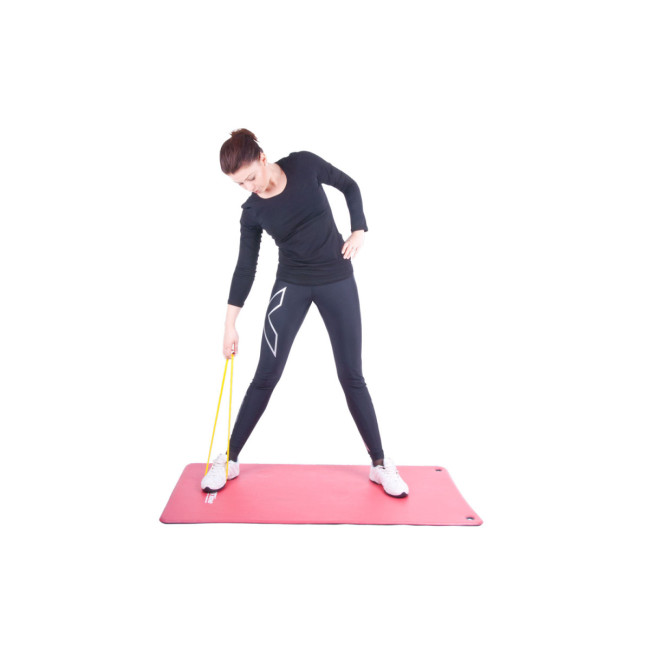 Лента-эспандер для упражнений inSPORTline Hangy Light 27,5 см желтая