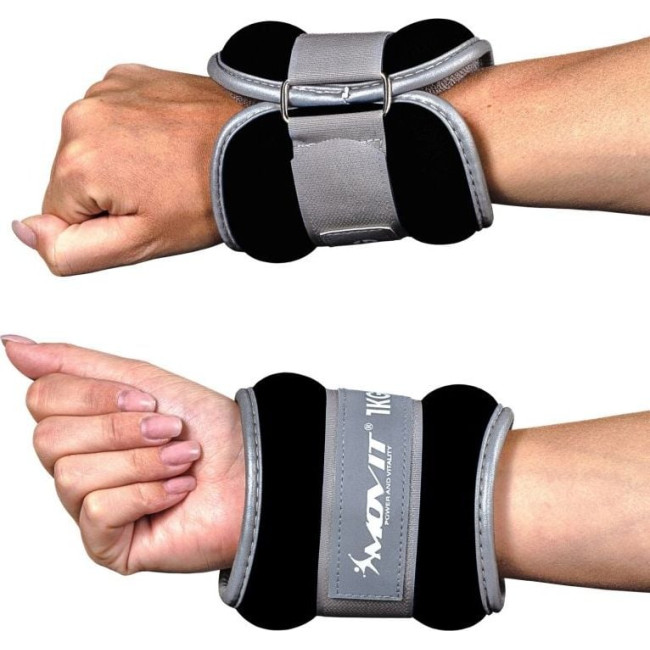 Утяжелители, Movit Neoprene, светоотражающие манжеты - 2 х 3 кг