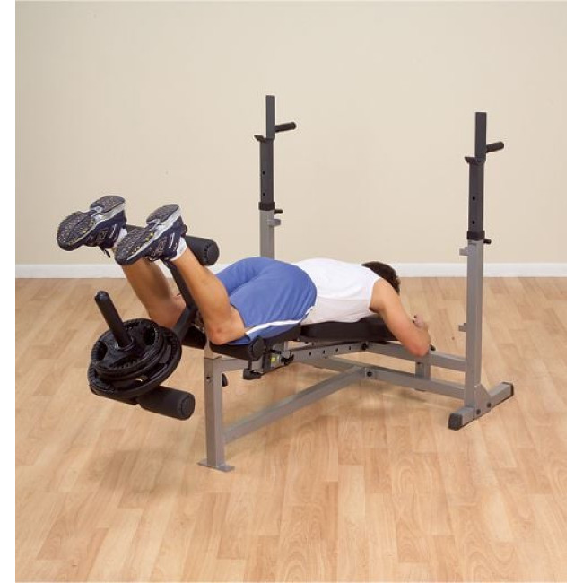 Скамейка Body-Solid с тренажерной стойкой GDIB46L Professional (1289)