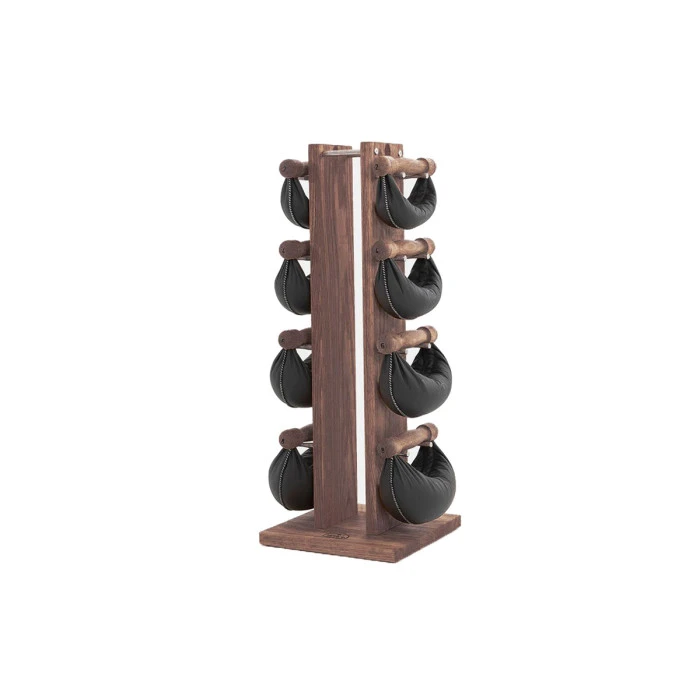 Набор гантели с подставкой SwingBell Tower NOHRD 2-8 кг Oak Vintage Leather