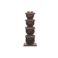 Набор гантели с подставкой SwingBell Tower NOHRD 2-8 кг Oak Vintage Leather