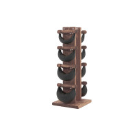 Набор гантели с подставкой SwingBell Tower NOHRD 2-8 кг Oak Vintage Leather