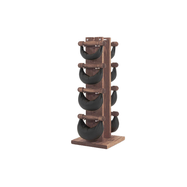 Набор гантели с подставкой SwingBell Tower NOHRD 2-8 кг Oak Vintage Leather