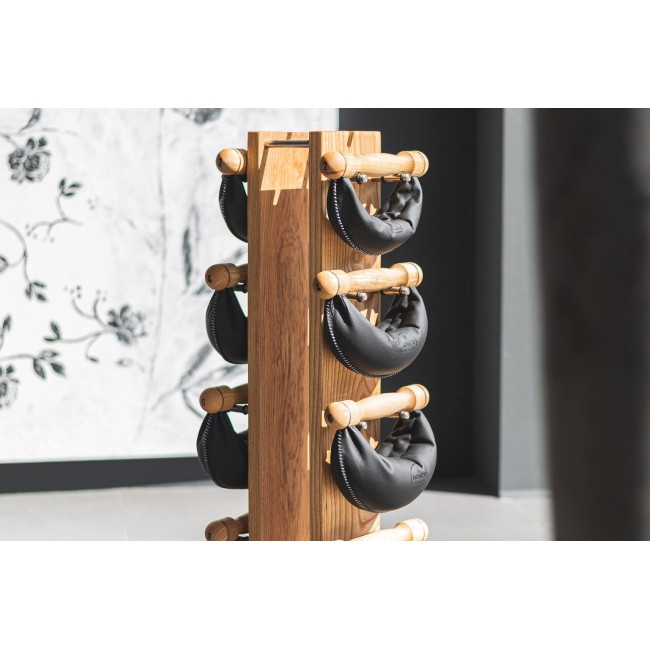 Набор гантели с подставкой SwingBell Tower NOHRD 2-8 кг Oak Vintage Leather