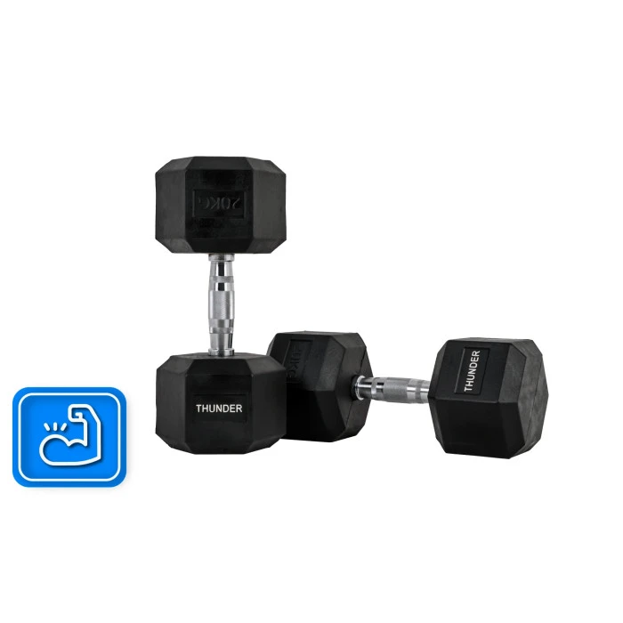 Гантель шестигранна THUNDER 20 кг