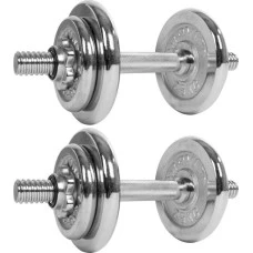 Гантели Movit M01606 хром 2 x 10 кг