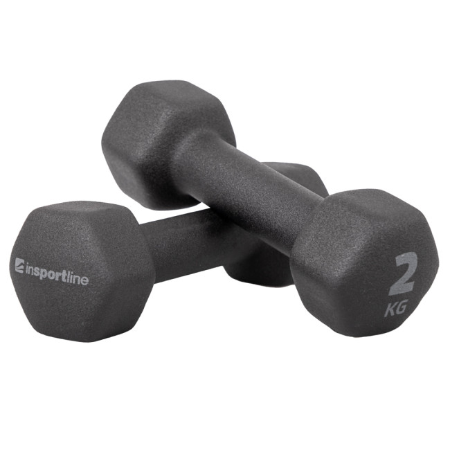 Гантели неопреновые inSPORTline ON-X Renbell, 2 х 2 кг