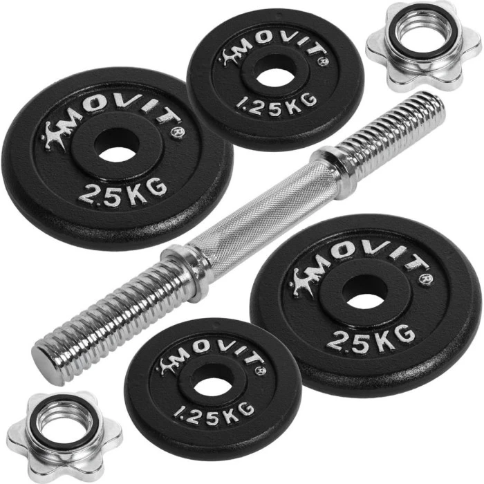 Чавунна гантель Movit 1 х 10 кг