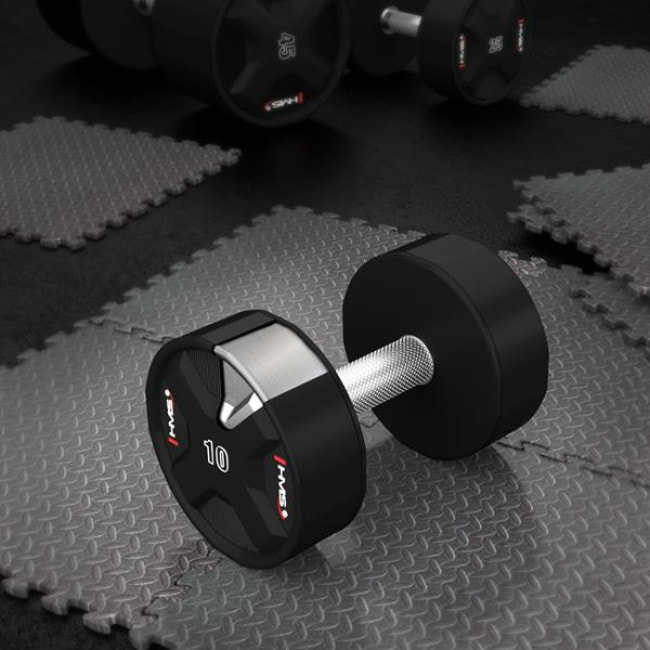 Гантель стальная HMS HPC, 10 кг