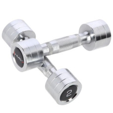 Гантели хромированные HMS CHD02 2 x 2 кг