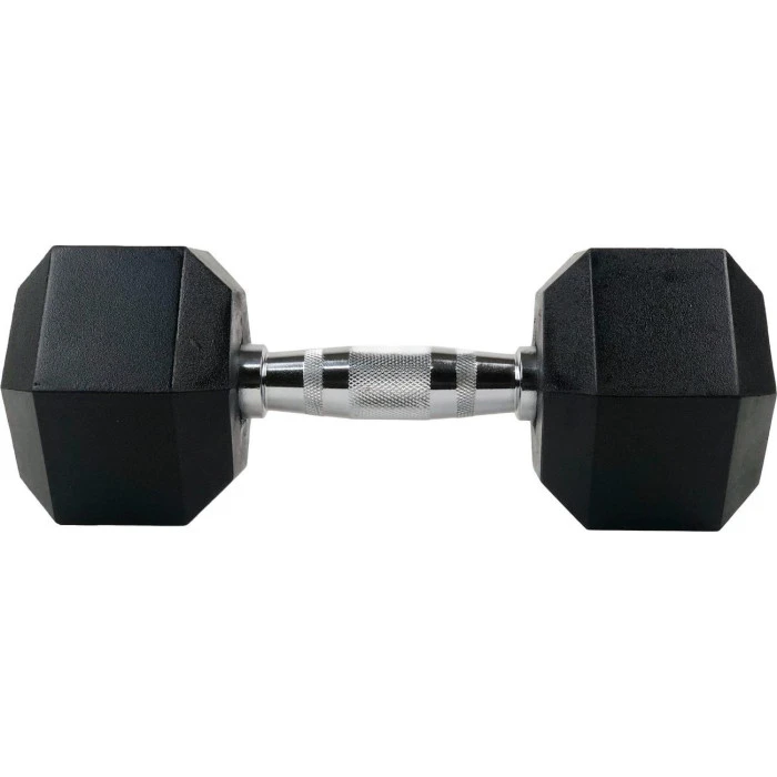 Гантели UnderFit прорезиненные Hex 2 х 1-10 кг (110 кг)